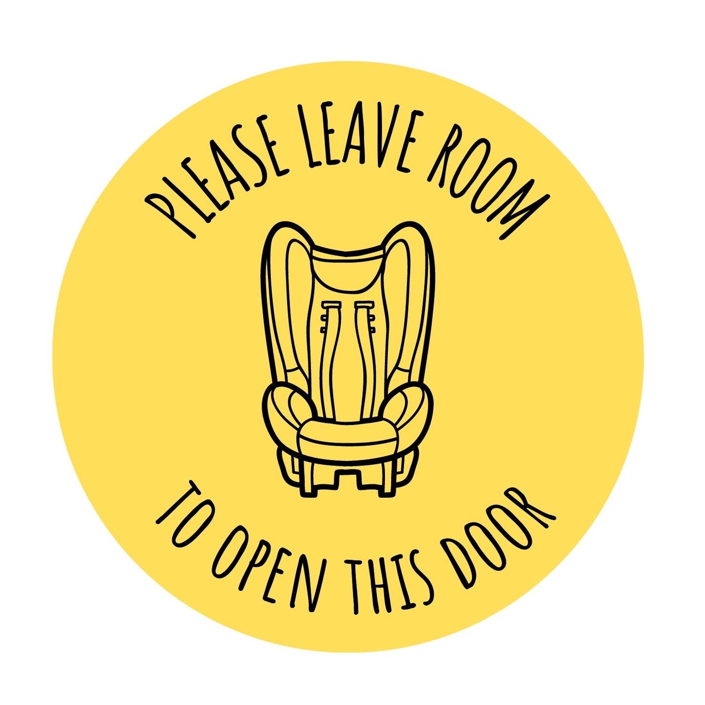 Car Seat Sign
