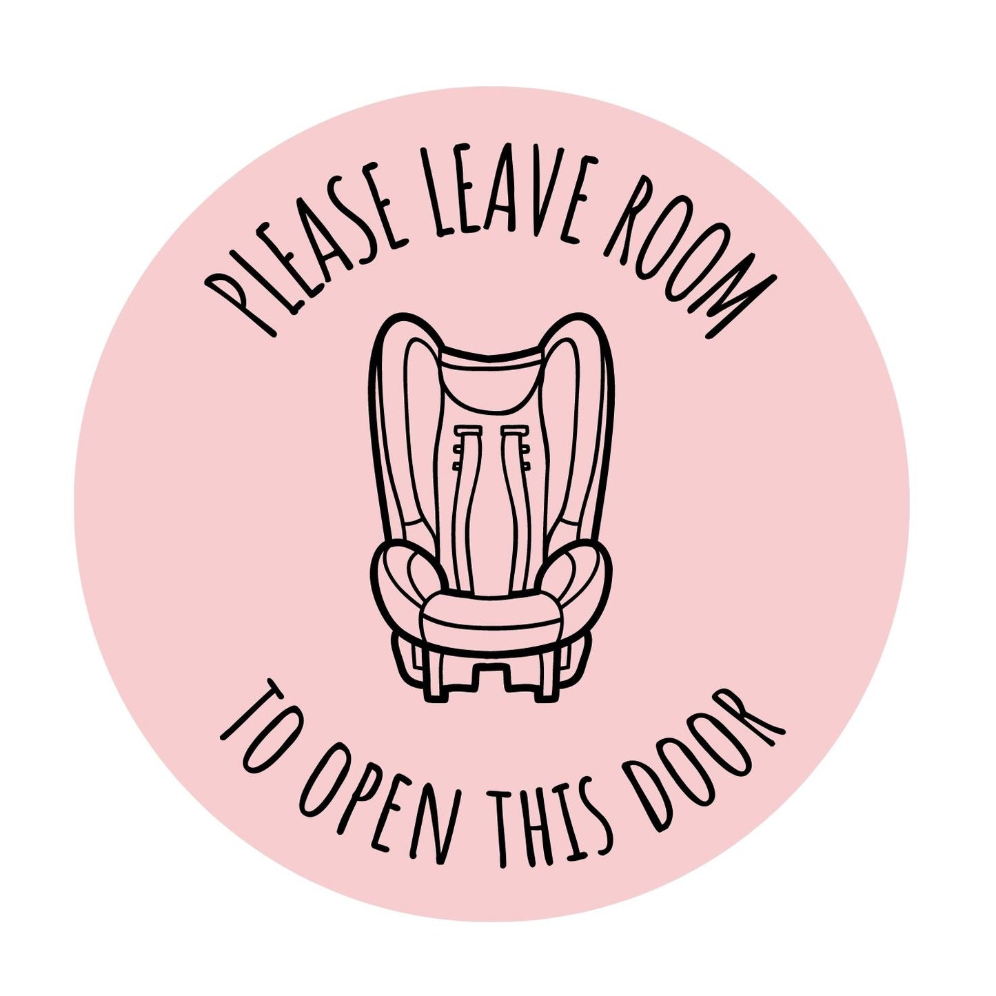 Car Seat Sign