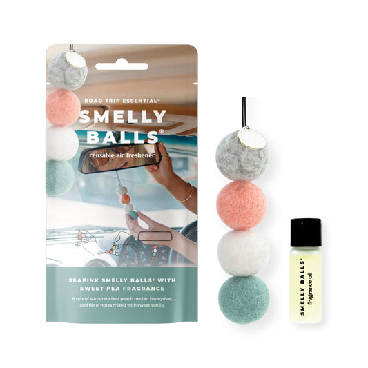 Seapink Smelly Balls with Sweet Pea Fragrance