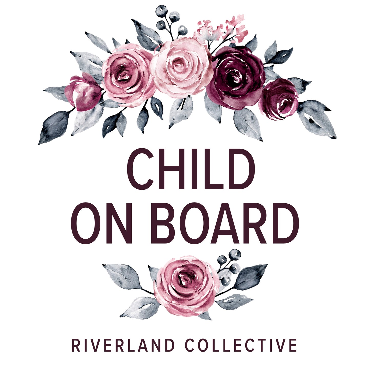 Vintage Rose - Child on Board